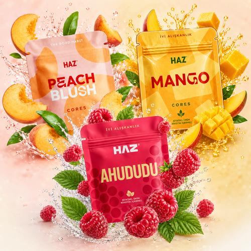 15'li Set (Şeftali, Mango, Ahududu)